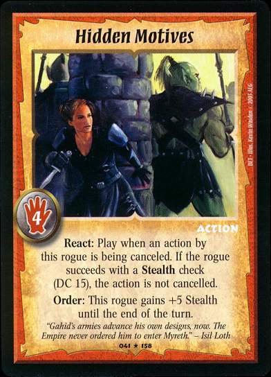 Hidden Motives - Foil